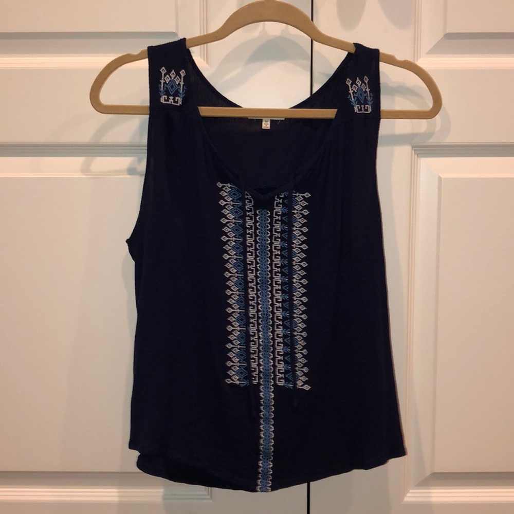 A cute navy tank top!